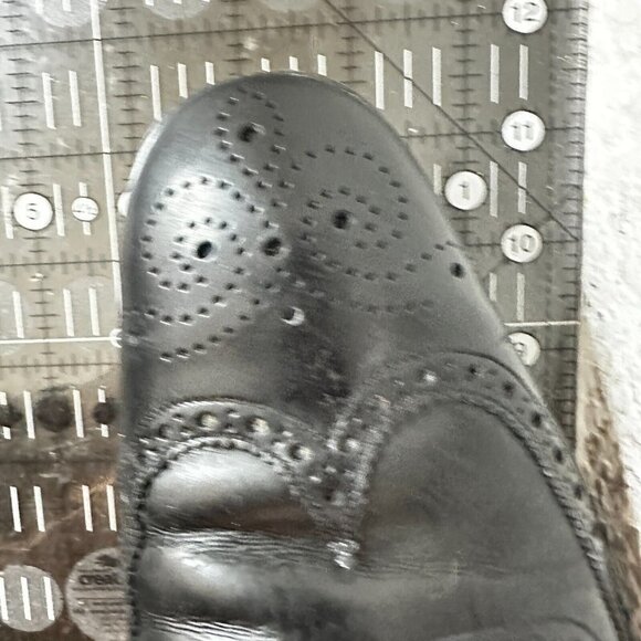 Church's English Premium Grade Men Size 8 D Black Leather Wingtip Dress Shoes - Picture 15 of 15